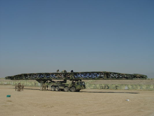 Erection Width 4m Axle Load Lt-20 Modular Steel Bridge Simple Structure
