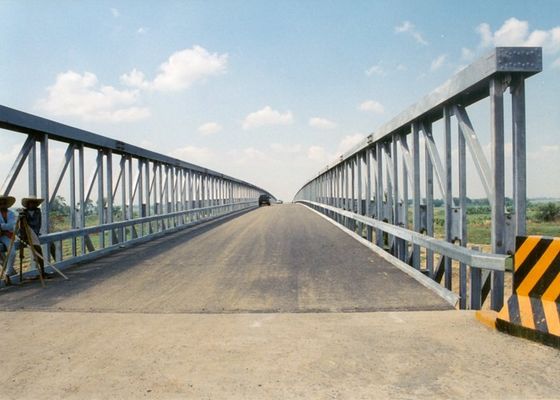 HS25 4.2m Single Lane Steel Cable Suspension Bridge