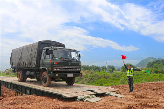 Adjusting Height Of Max 5.5m Trestle Modular Fast Bridge Emergency Bridge